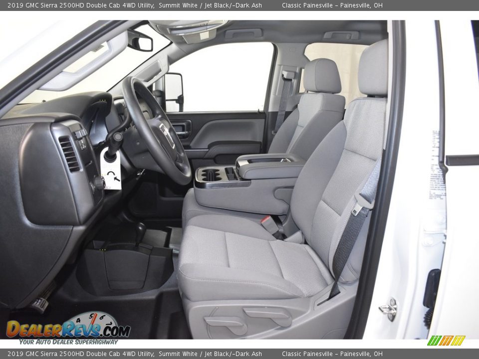2019 GMC Sierra 2500HD Double Cab 4WD Utility Summit White / Jet Black/­Dark Ash Photo #8