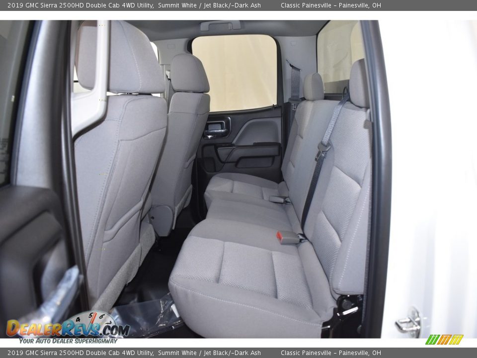 2019 GMC Sierra 2500HD Double Cab 4WD Utility Summit White / Jet Black/­Dark Ash Photo #9