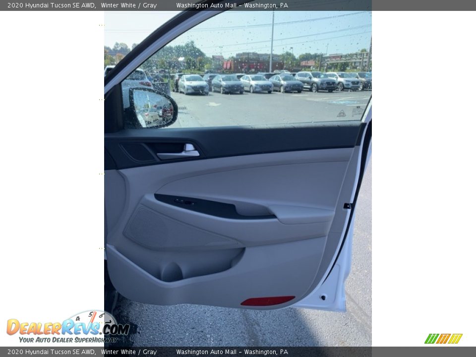 2020 Hyundai Tucson SE AWD Winter White / Gray Photo #27