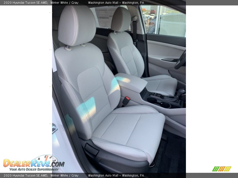 2020 Hyundai Tucson SE AWD Winter White / Gray Photo #28