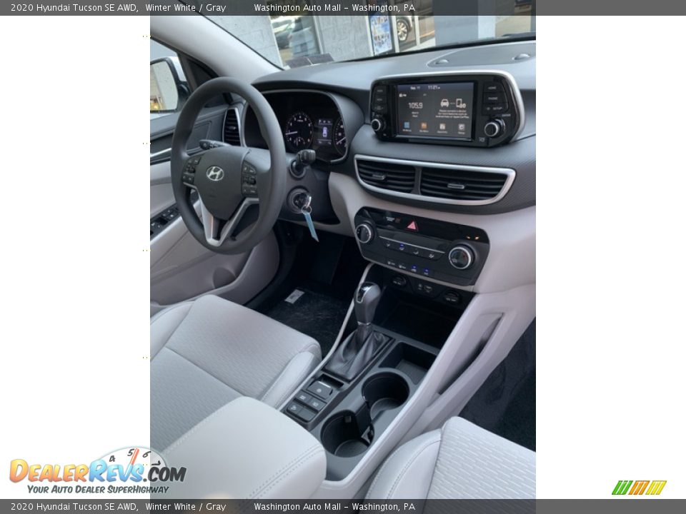 2020 Hyundai Tucson SE AWD Winter White / Gray Photo #29