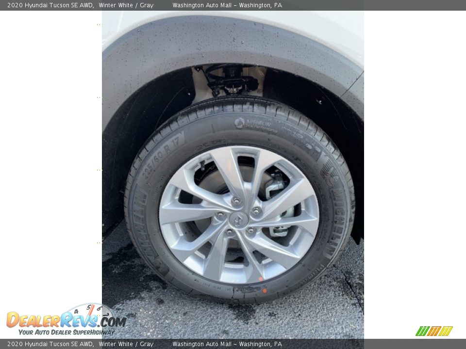 2020 Hyundai Tucson SE AWD Winter White / Gray Photo #30