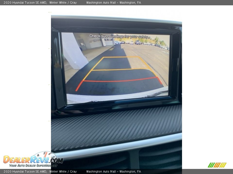 2020 Hyundai Tucson SE AWD Winter White / Gray Photo #33