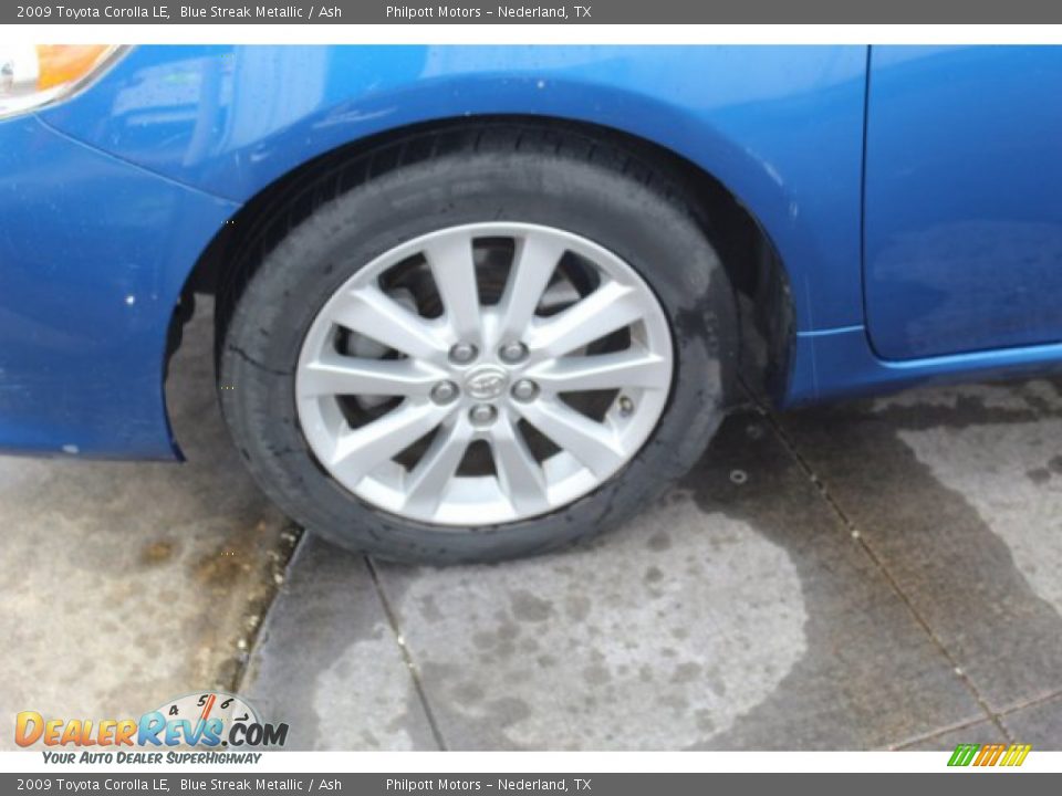 2009 Toyota Corolla LE Blue Streak Metallic / Ash Photo #5