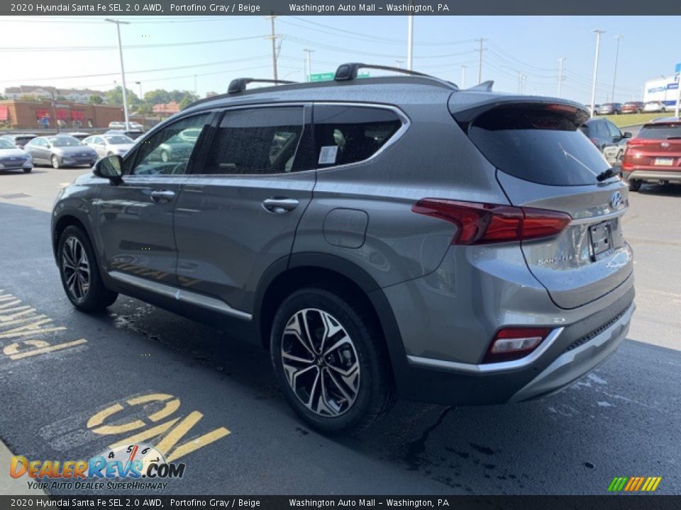 2020 Hyundai Santa Fe SEL 2.0 AWD Portofino Gray / Beige Photo #6