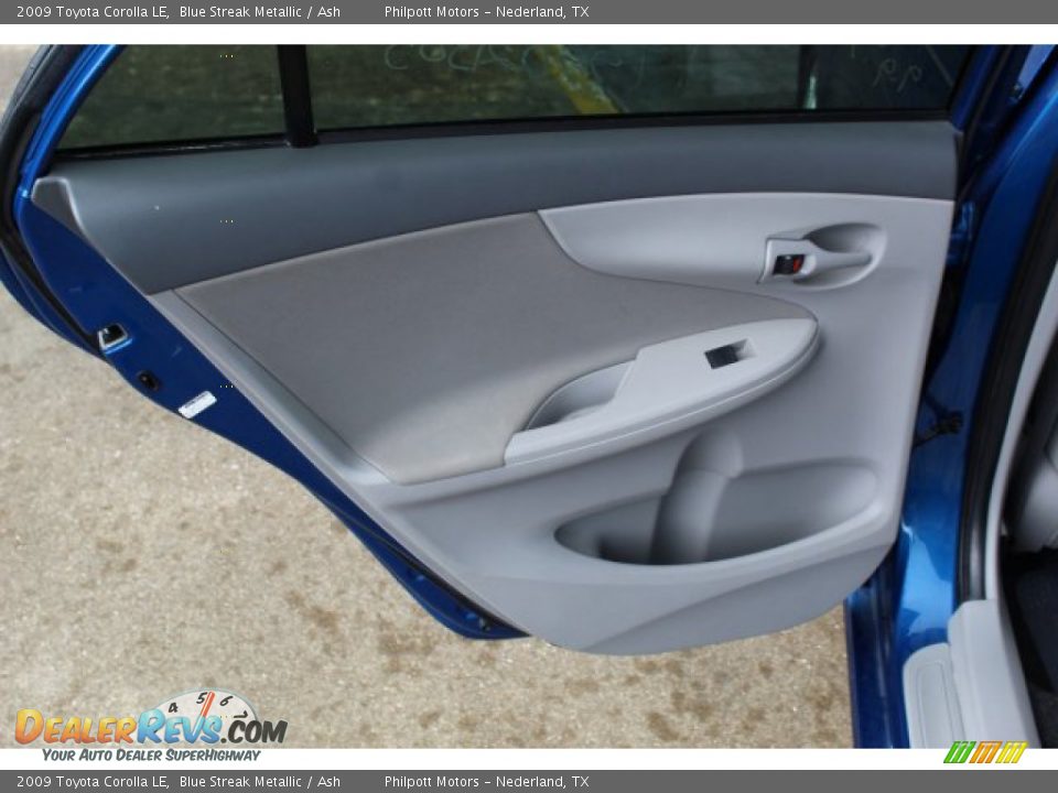 2009 Toyota Corolla LE Blue Streak Metallic / Ash Photo #16