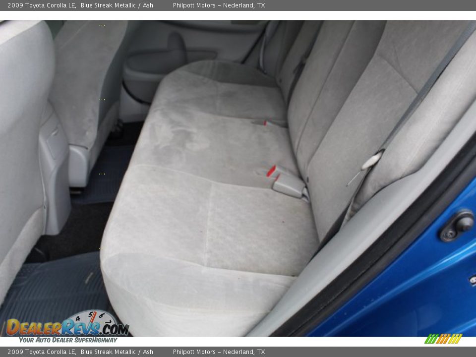2009 Toyota Corolla LE Blue Streak Metallic / Ash Photo #17