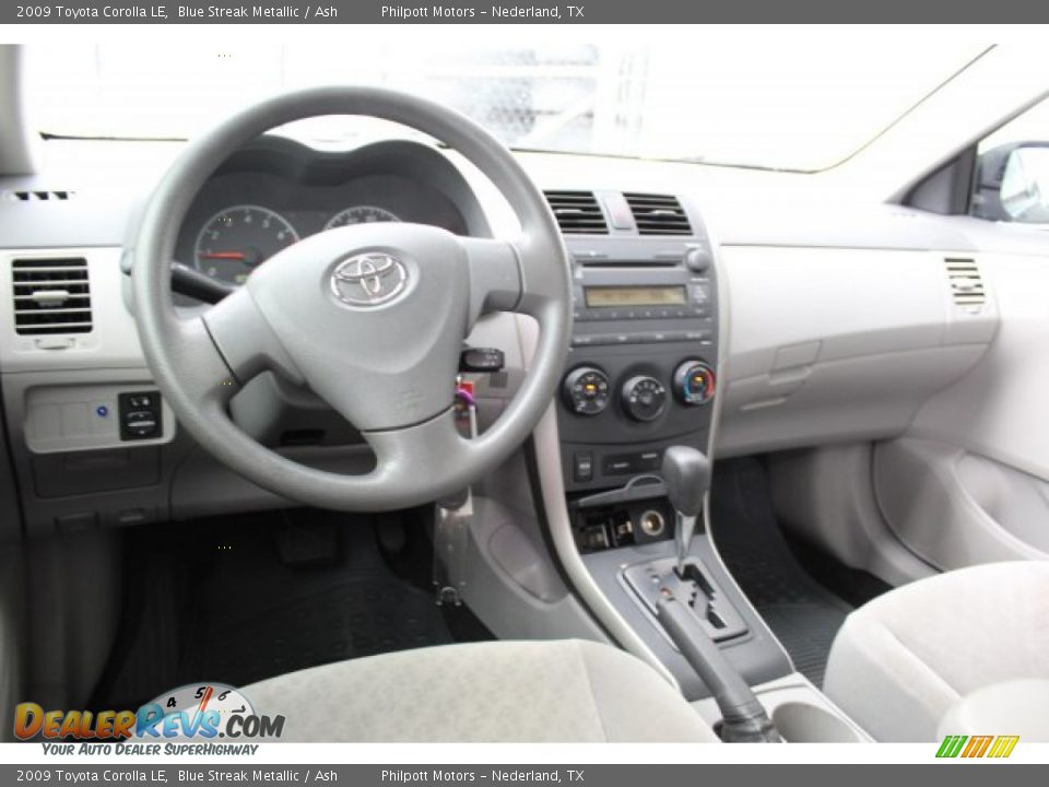 2009 Toyota Corolla LE Blue Streak Metallic / Ash Photo #18