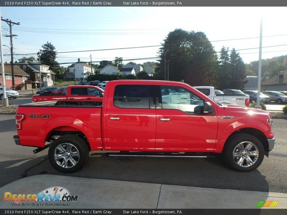 2019 Ford F150 XLT SuperCrew 4x4 Race Red / Earth Gray Photo #4