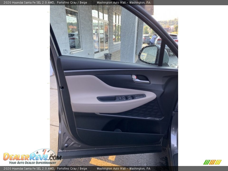 2020 Hyundai Santa Fe SEL 2.0 AWD Portofino Gray / Beige Photo #11