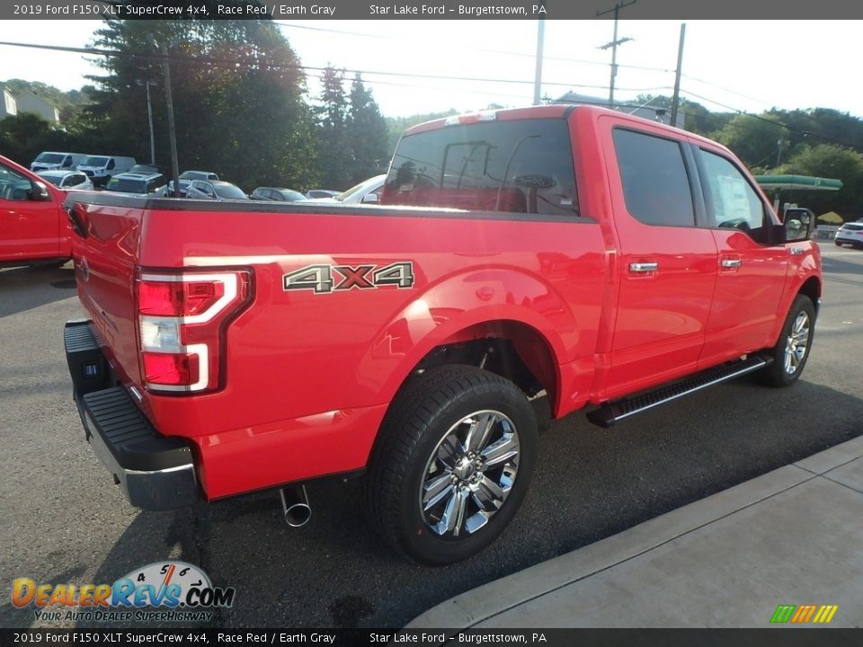2019 Ford F150 XLT SuperCrew 4x4 Race Red / Earth Gray Photo #5