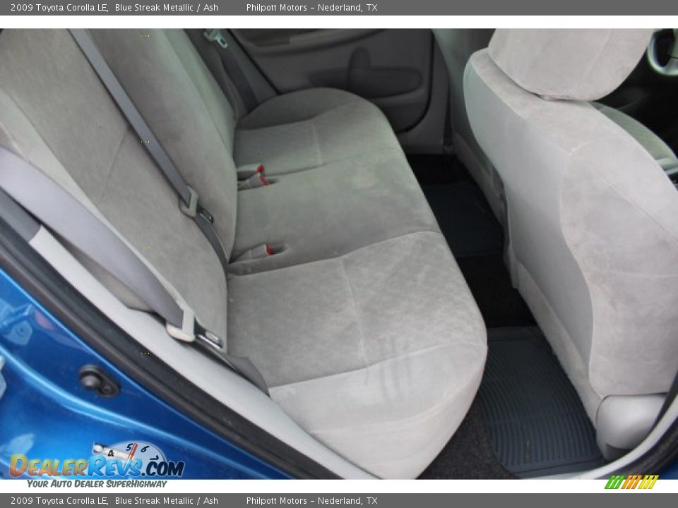 2009 Toyota Corolla LE Blue Streak Metallic / Ash Photo #22