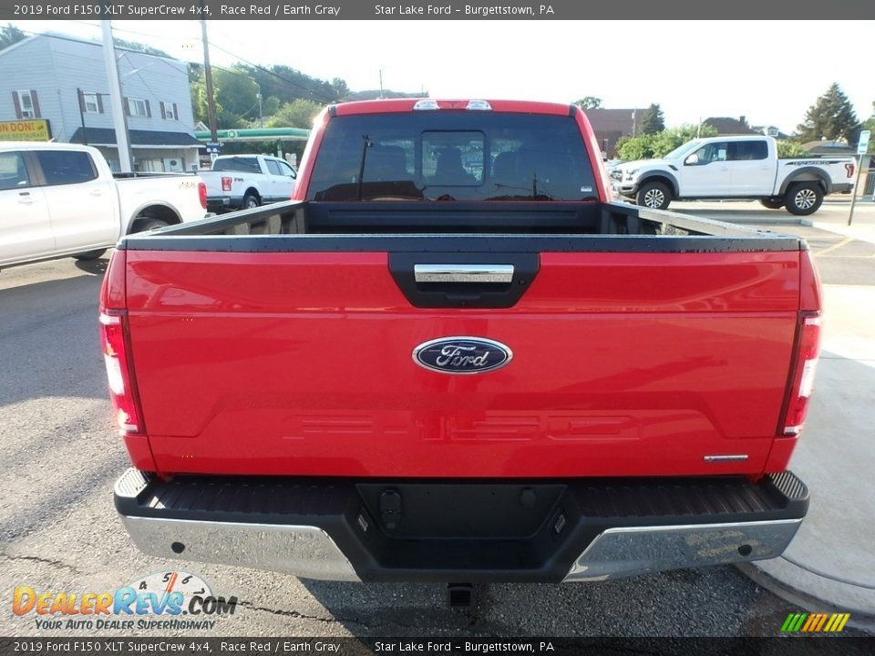 2019 Ford F150 XLT SuperCrew 4x4 Race Red / Earth Gray Photo #6