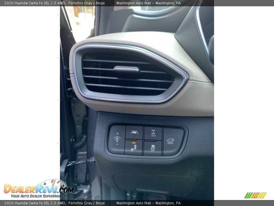 2020 Hyundai Santa Fe SEL 2.0 AWD Portofino Gray / Beige Photo #13