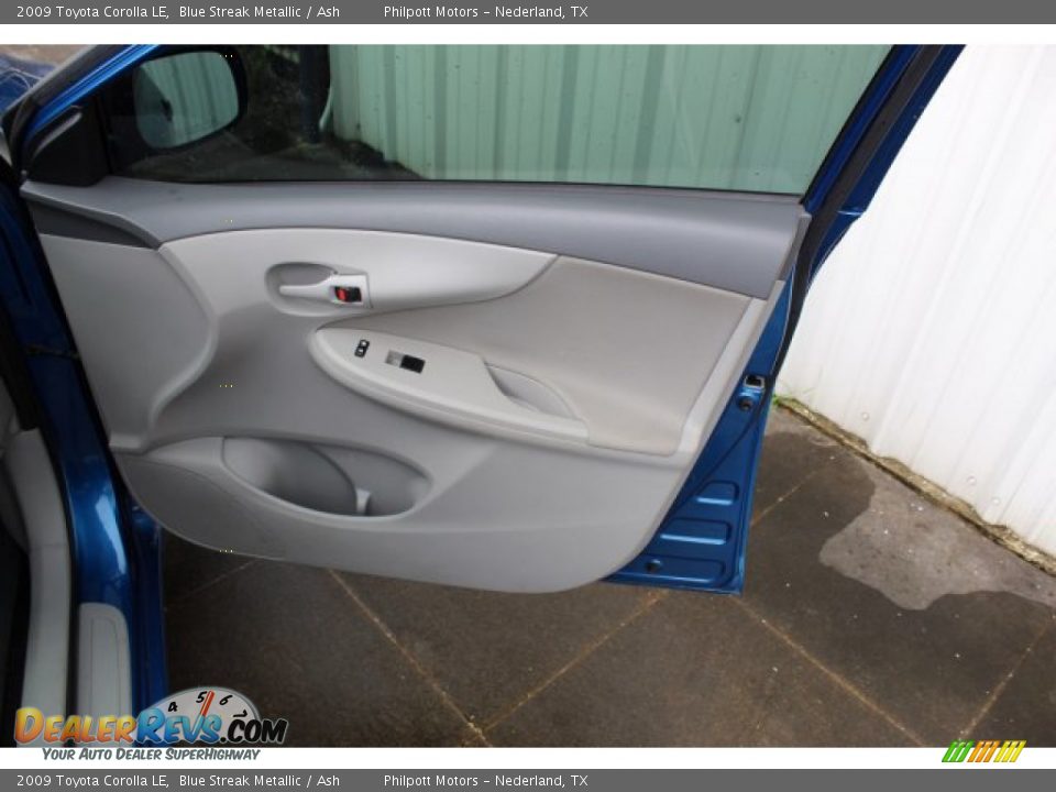 2009 Toyota Corolla LE Blue Streak Metallic / Ash Photo #23