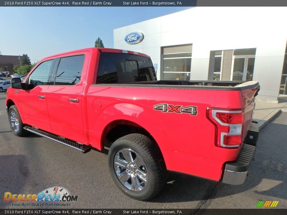 2019 Ford F150 XLT SuperCrew 4x4 Race Red / Earth Gray Photo #7