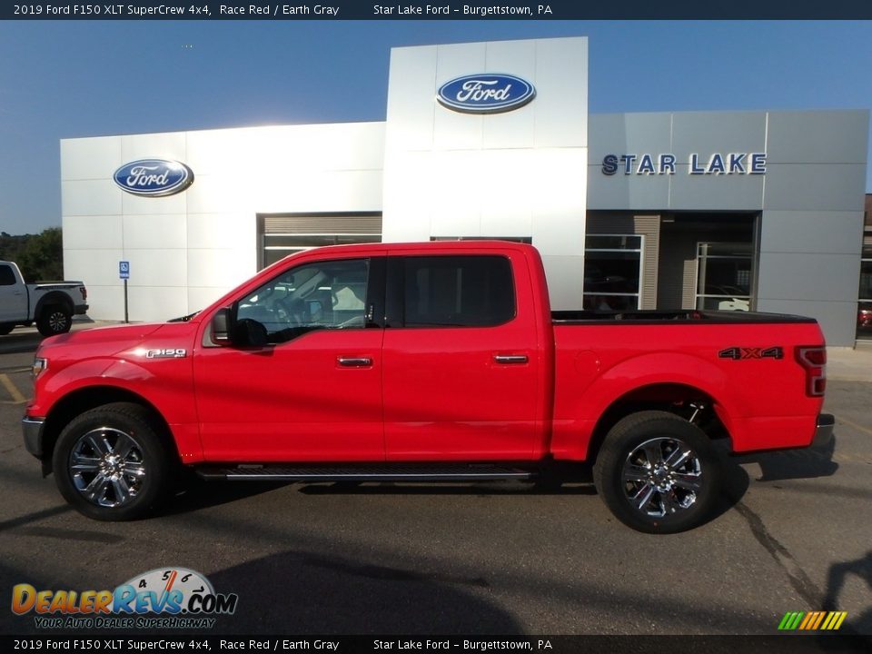 2019 Ford F150 XLT SuperCrew 4x4 Race Red / Earth Gray Photo #8