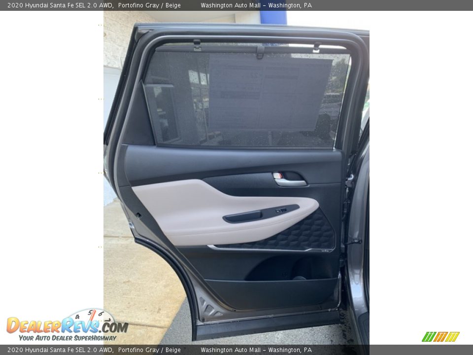2020 Hyundai Santa Fe SEL 2.0 AWD Portofino Gray / Beige Photo #17