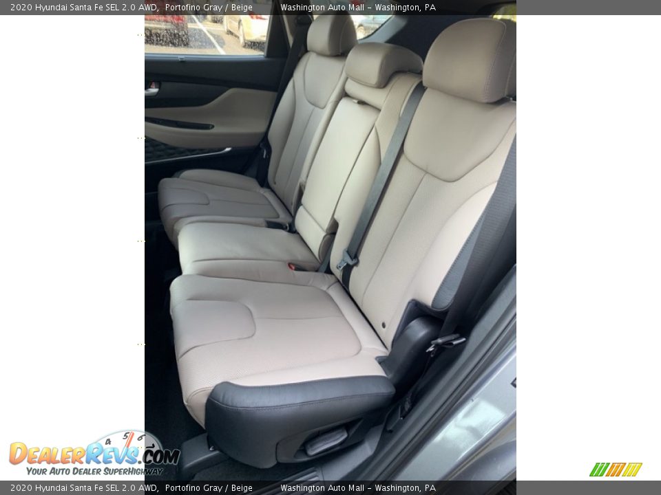 2020 Hyundai Santa Fe SEL 2.0 AWD Portofino Gray / Beige Photo #19