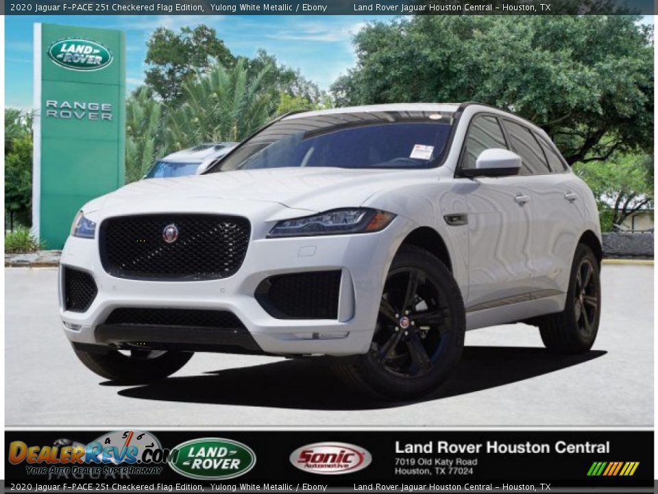 2020 Jaguar F-PACE 25t Checkered Flag Edition Yulong White Metallic / Ebony Photo #1