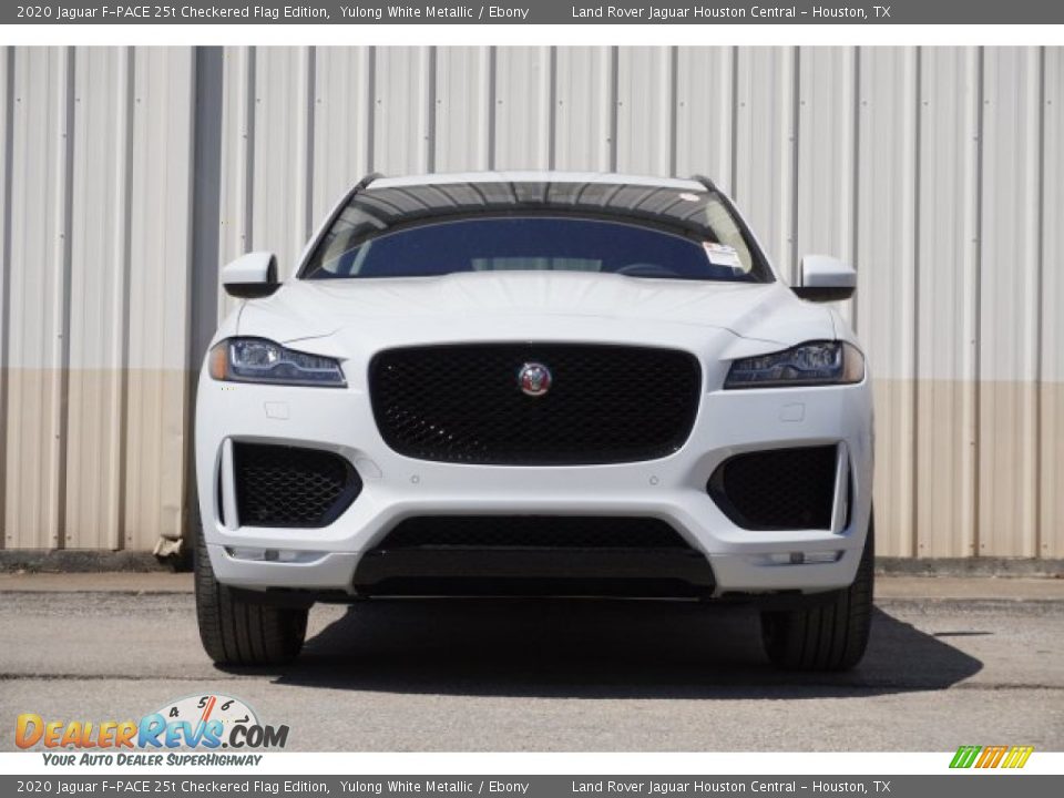 2020 Jaguar F-PACE 25t Checkered Flag Edition Yulong White Metallic / Ebony Photo #2