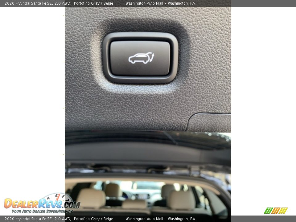 2020 Hyundai Santa Fe SEL 2.0 AWD Portofino Gray / Beige Photo #23