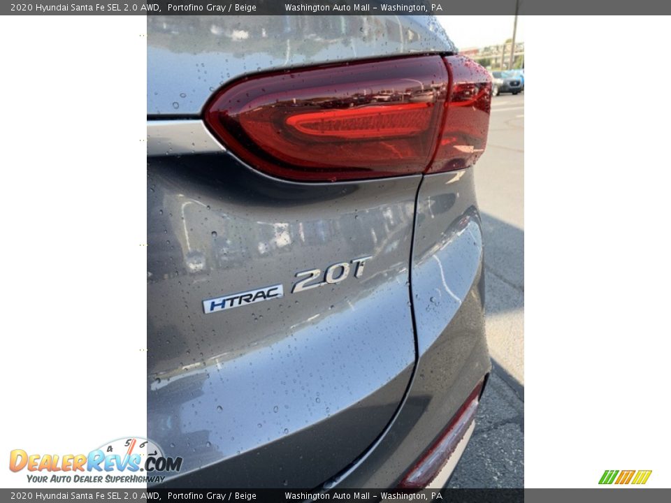 2020 Hyundai Santa Fe SEL 2.0 AWD Portofino Gray / Beige Photo #24