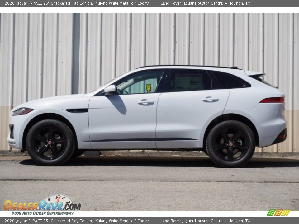 Yulong White Metallic 2020 Jaguar F-PACE 25t Checkered Flag Edition Photo #4