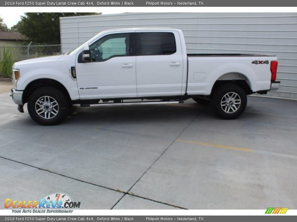 2019 Ford F250 Super Duty Lariat Crew Cab 4x4 Oxford White / Black Photo #6