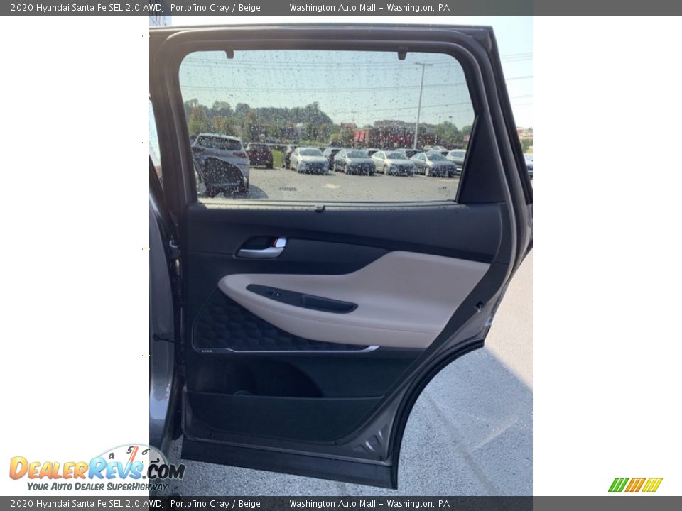 2020 Hyundai Santa Fe SEL 2.0 AWD Portofino Gray / Beige Photo #25