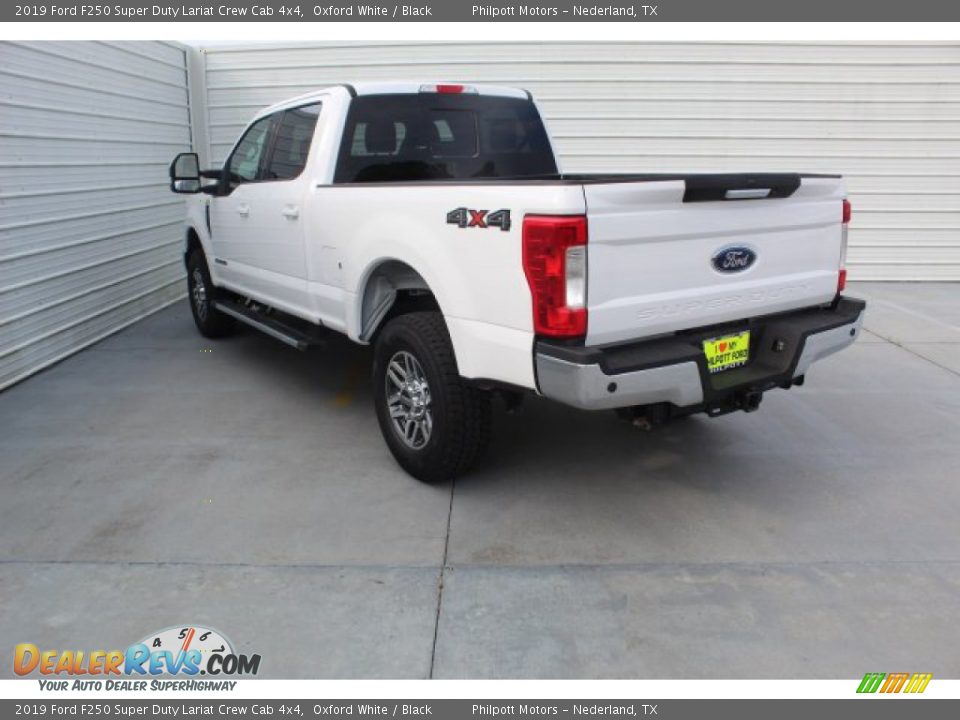 2019 Ford F250 Super Duty Lariat Crew Cab 4x4 Oxford White / Black Photo #7