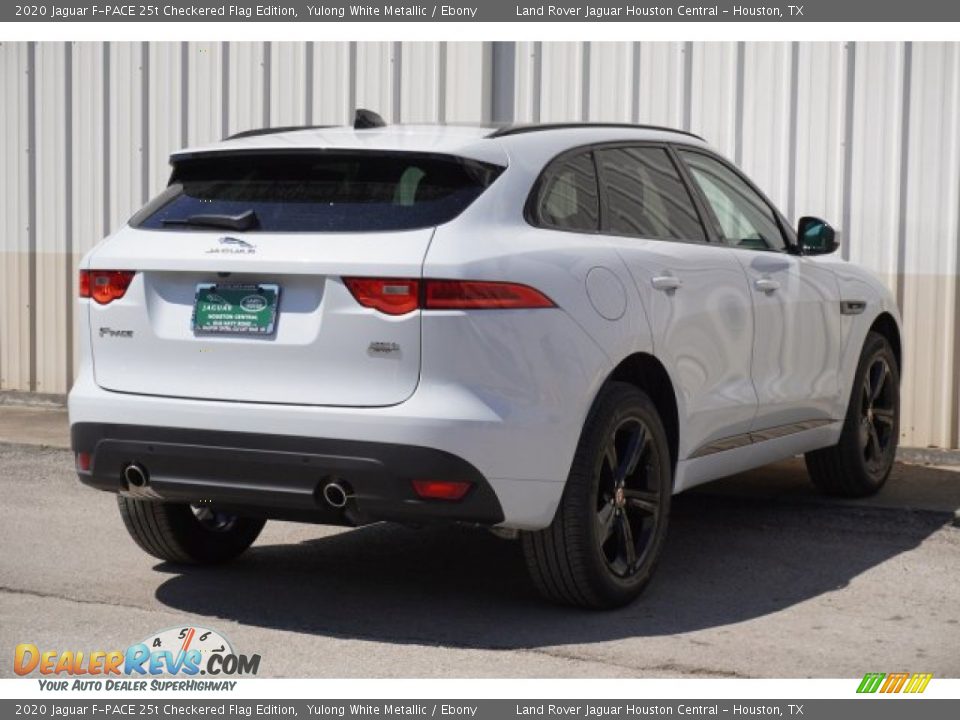 2020 Jaguar F-PACE 25t Checkered Flag Edition Yulong White Metallic / Ebony Photo #5