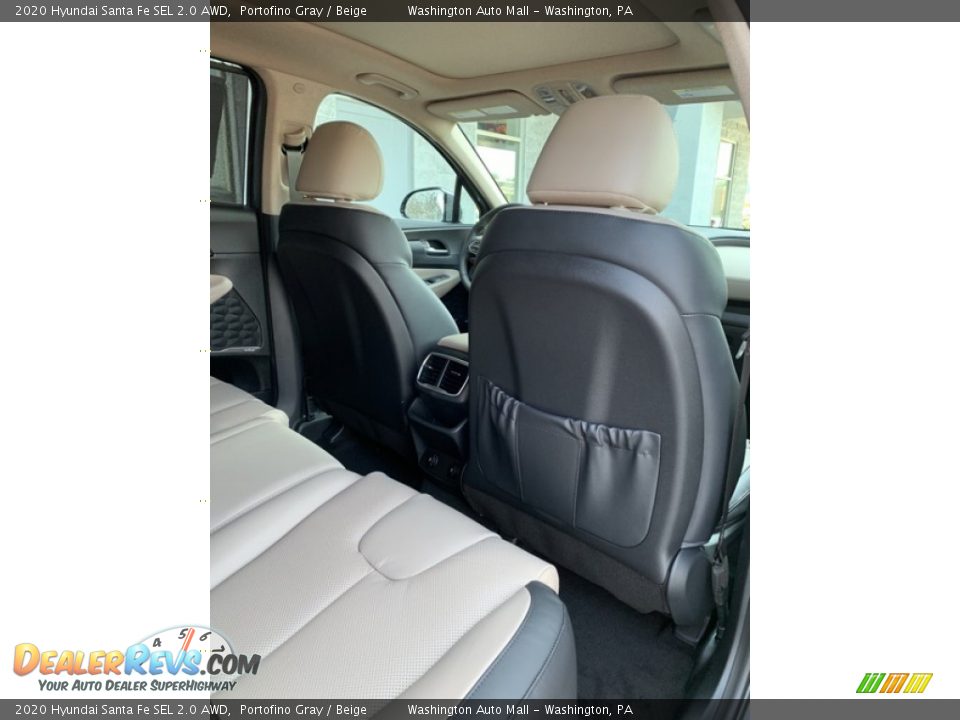 2020 Hyundai Santa Fe SEL 2.0 AWD Portofino Gray / Beige Photo #27