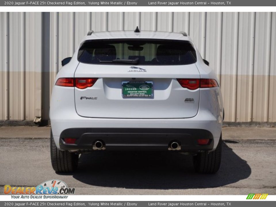 2020 Jaguar F-PACE 25t Checkered Flag Edition Yulong White Metallic / Ebony Photo #6