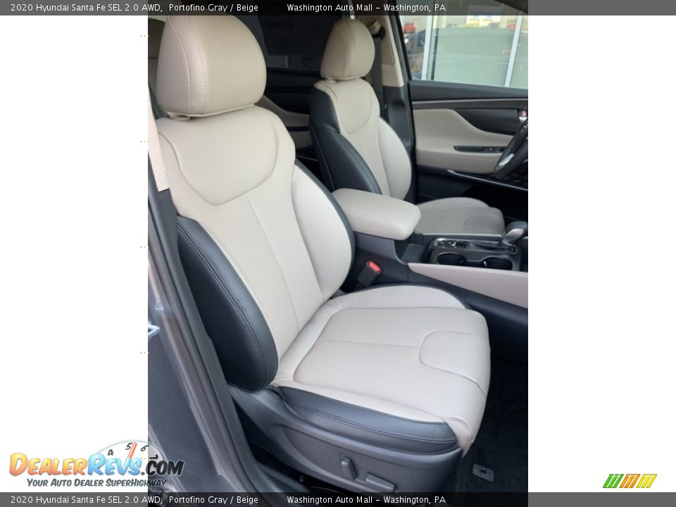 2020 Hyundai Santa Fe SEL 2.0 AWD Portofino Gray / Beige Photo #29