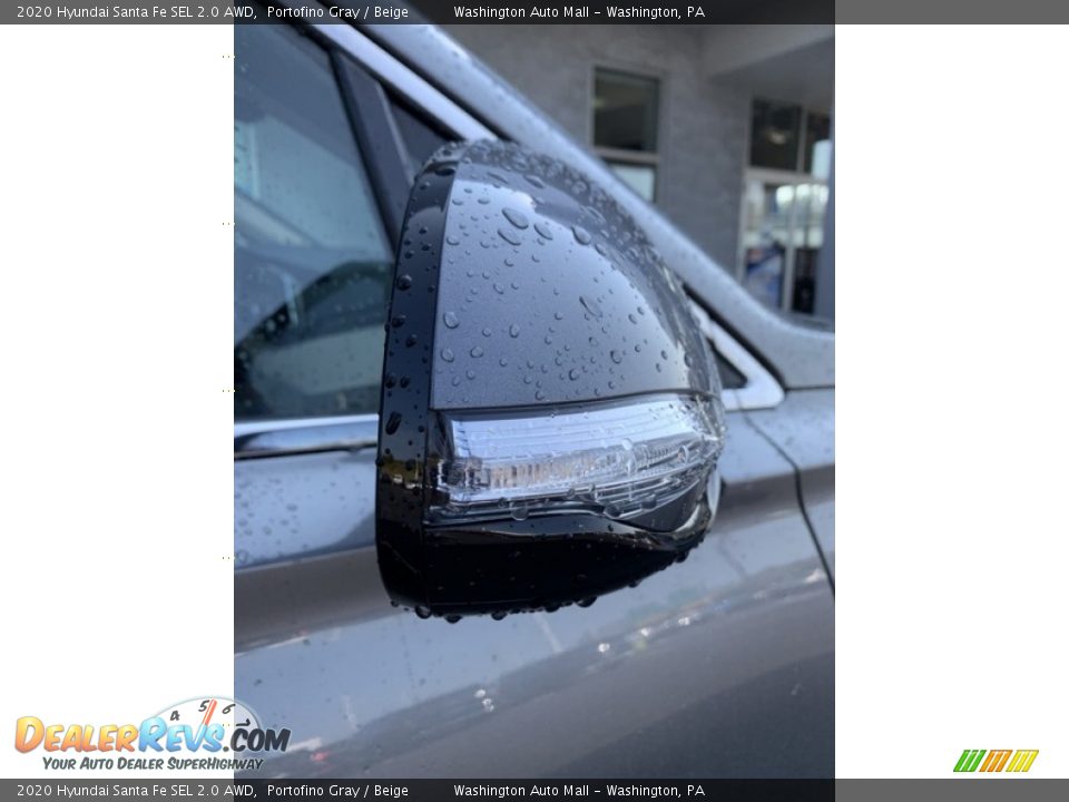 2020 Hyundai Santa Fe SEL 2.0 AWD Portofino Gray / Beige Photo #31