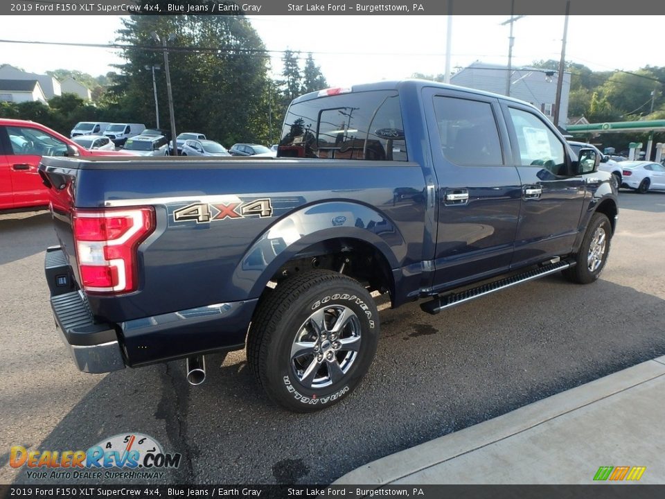 2019 Ford F150 XLT SuperCrew 4x4 Blue Jeans / Earth Gray Photo #5