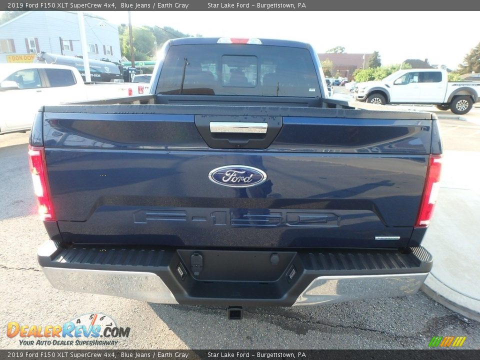 2019 Ford F150 XLT SuperCrew 4x4 Blue Jeans / Earth Gray Photo #6