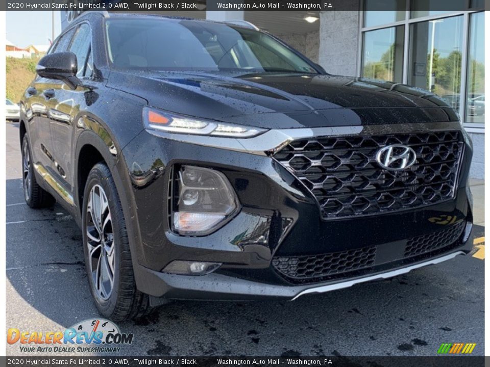 2020 Hyundai Santa Fe Limited 2.0 AWD Twilight Black / Black Photo #1