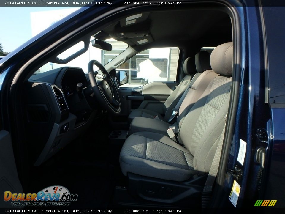 2019 Ford F150 XLT SuperCrew 4x4 Blue Jeans / Earth Gray Photo #10