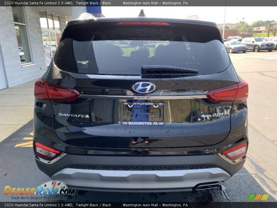 2020 Hyundai Santa Fe Limited 2.0 AWD Twilight Black / Black Photo #5