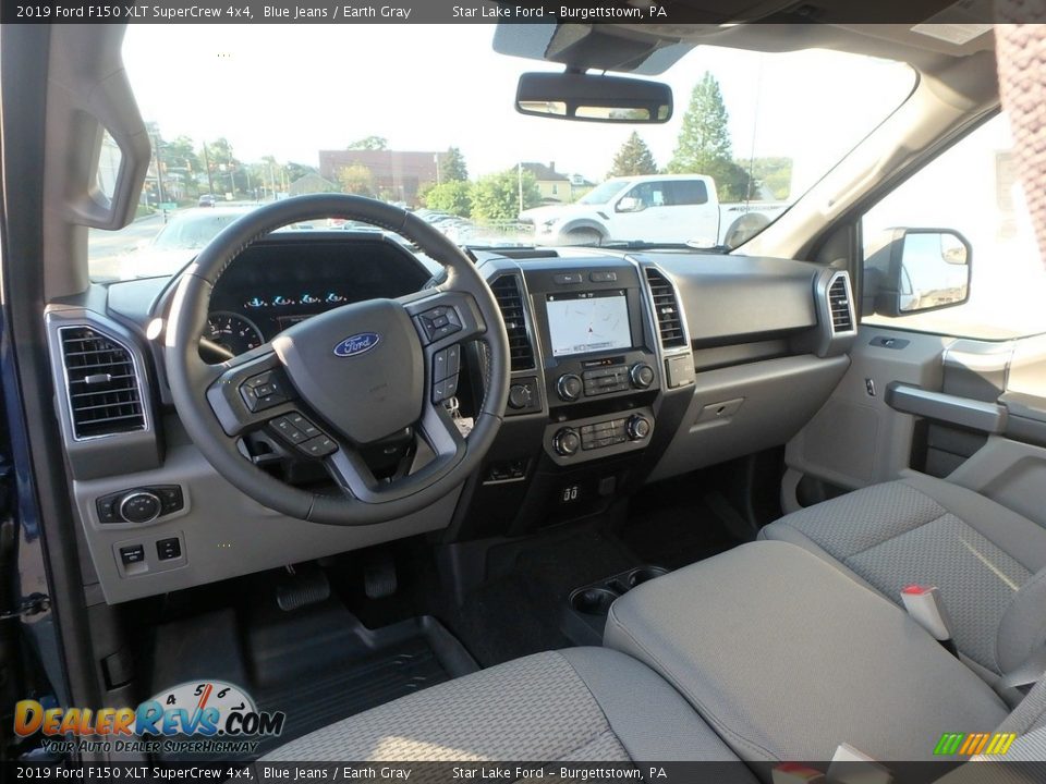 2019 Ford F150 XLT SuperCrew 4x4 Blue Jeans / Earth Gray Photo #13