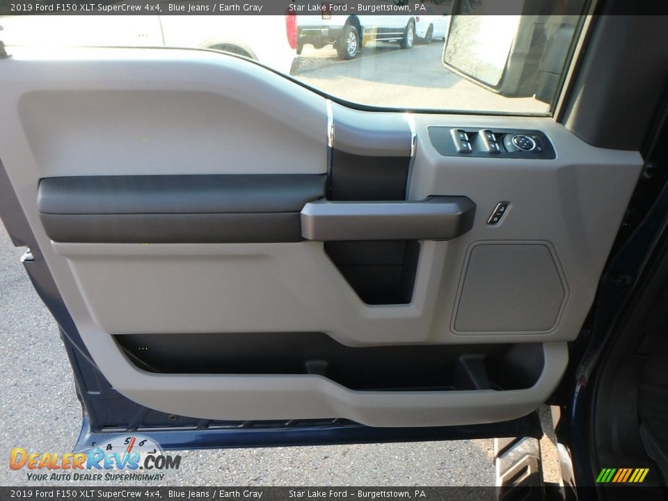 2019 Ford F150 XLT SuperCrew 4x4 Blue Jeans / Earth Gray Photo #14