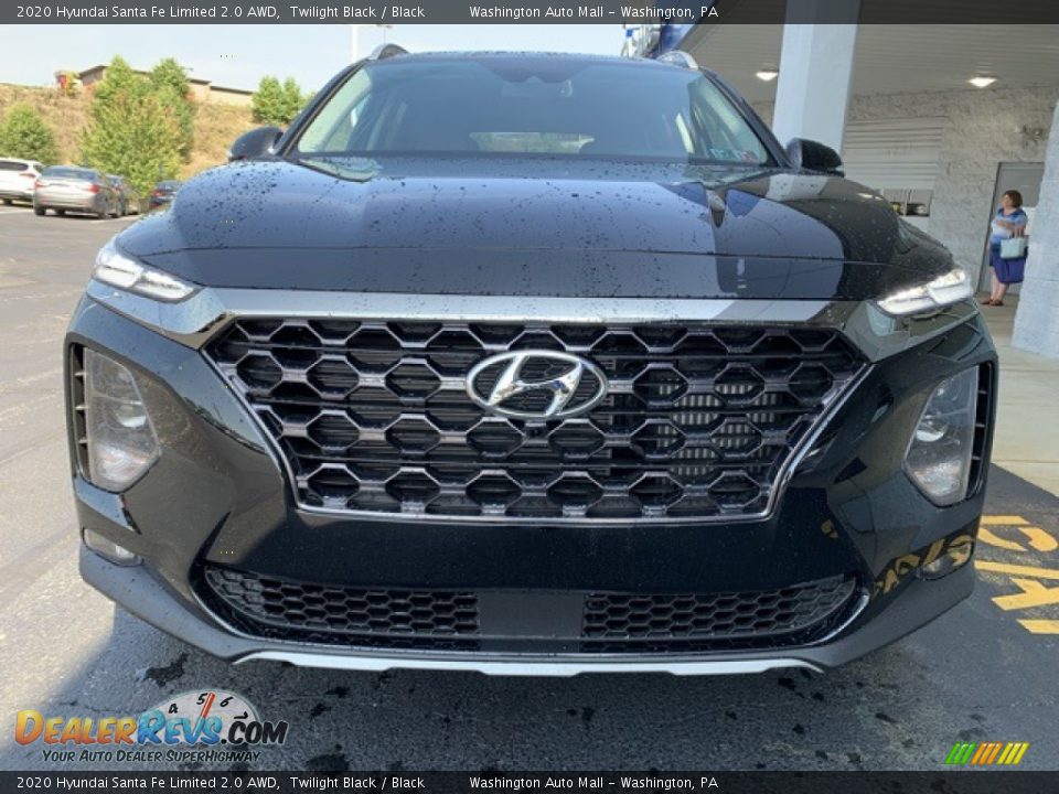 2020 Hyundai Santa Fe Limited 2.0 AWD Twilight Black / Black Photo #8