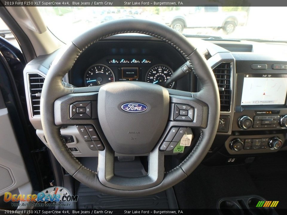 2019 Ford F150 XLT SuperCrew 4x4 Blue Jeans / Earth Gray Photo #16