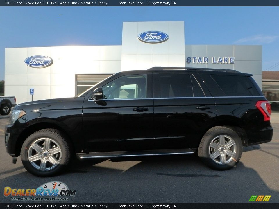 2019 Ford Expedition XLT 4x4 Agate Black Metallic / Ebony Photo #1