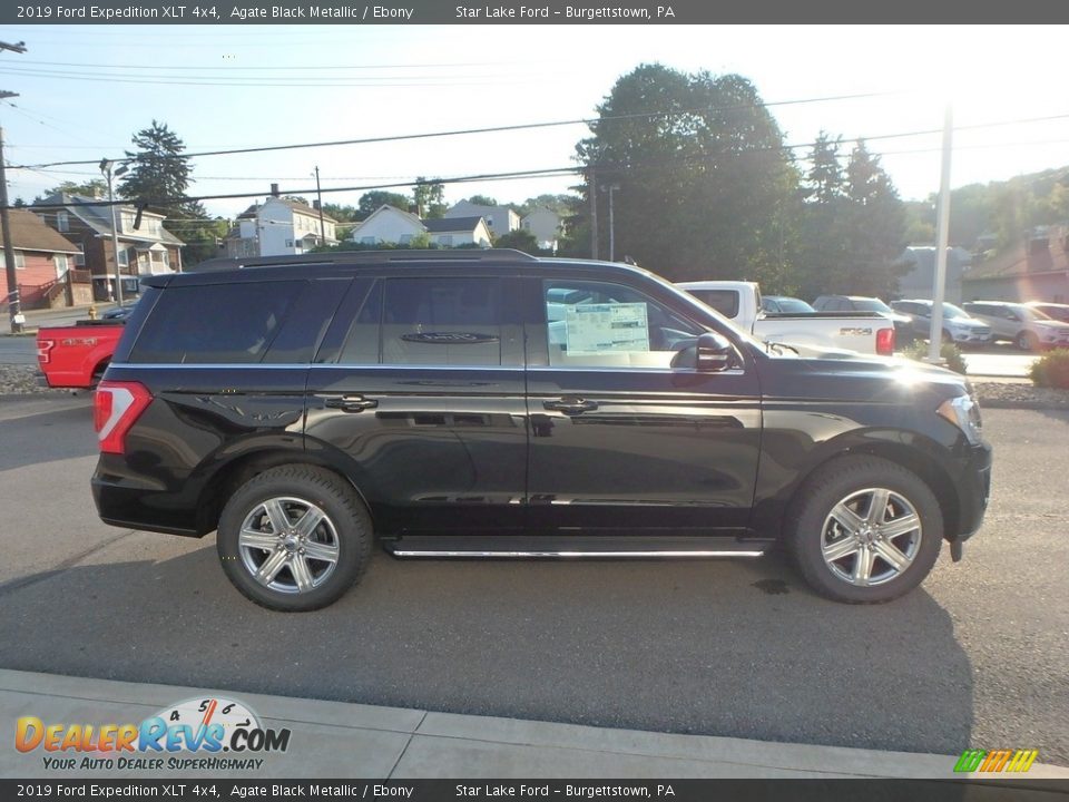 2019 Ford Expedition XLT 4x4 Agate Black Metallic / Ebony Photo #4