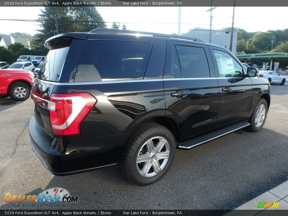2019 Ford Expedition XLT 4x4 Agate Black Metallic / Ebony Photo #5