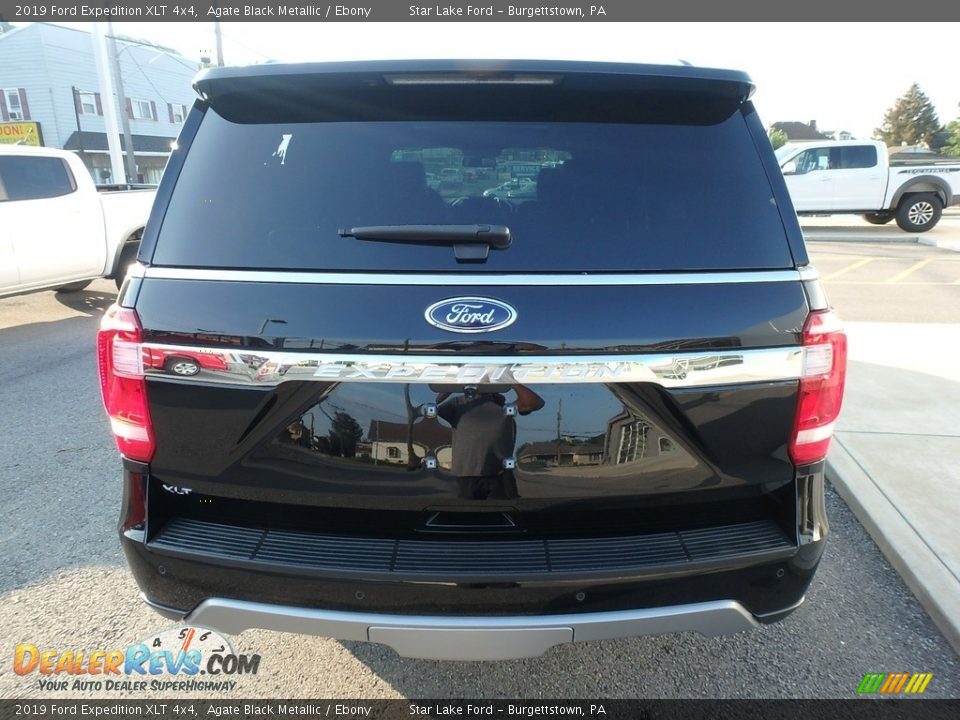 2019 Ford Expedition XLT 4x4 Agate Black Metallic / Ebony Photo #6