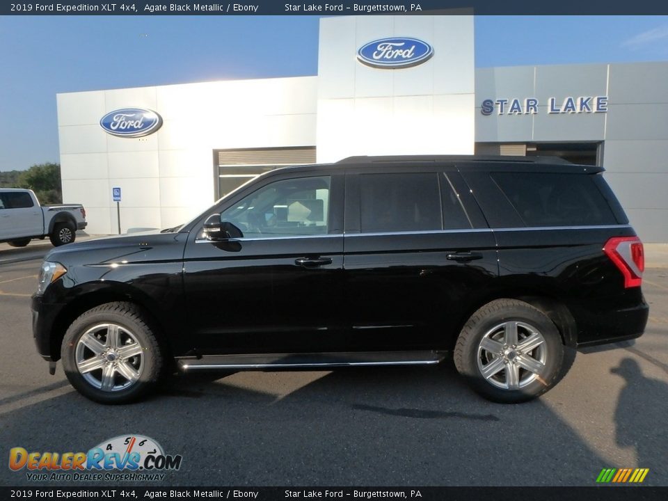 2019 Ford Expedition XLT 4x4 Agate Black Metallic / Ebony Photo #9